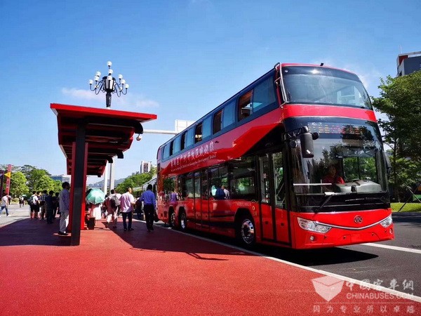 20辆安凯客车打造广州首条纯电动双层巴士观光线路