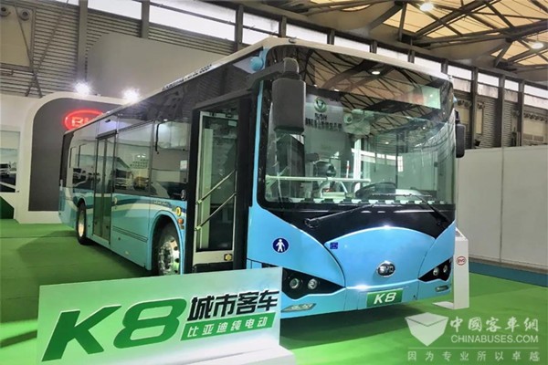 引领节能环保潮流 比亚迪亮相上海国际客车展