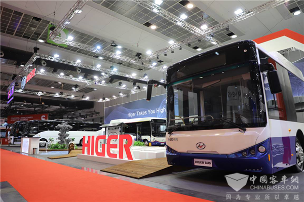 为中国智造代言 苏州金龙海格客车亮相比利时世界客车博览会