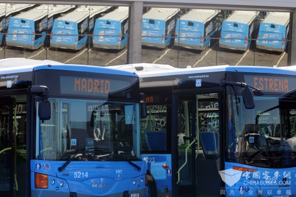 中国客车英文网：西班牙马德里市政交通公司招标采购50台电动大巴