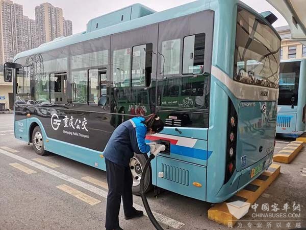 重庆公交集团 新能源车辆 两江新区