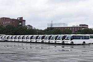 开启南美洲中国智造新篇章 申龙客车36台智利订单车装车发运
